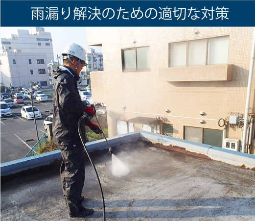 雨漏り解決のための適切な対策