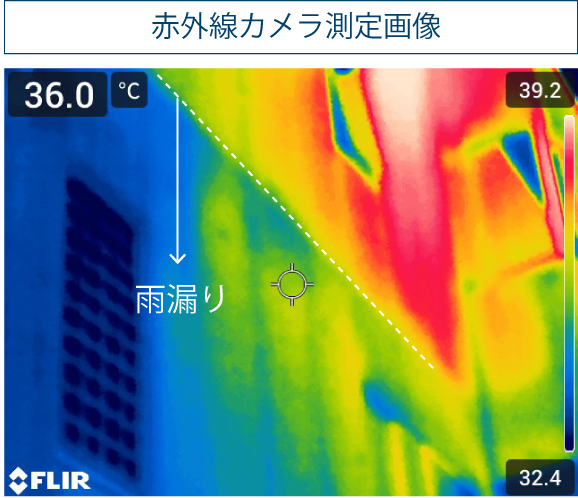 赤外線カメラ測定画像